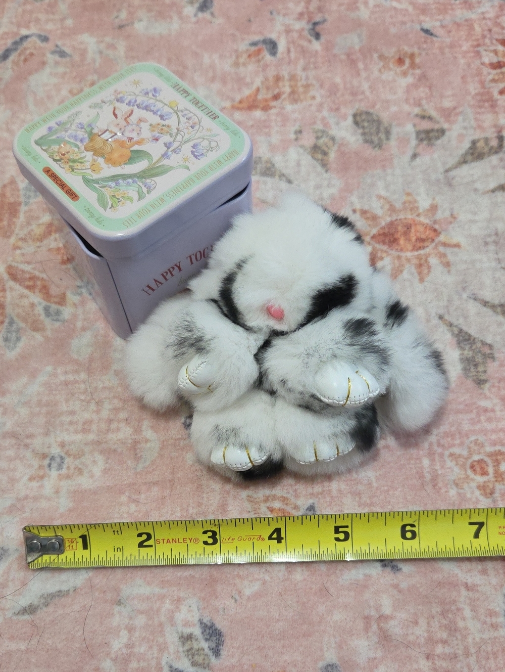 NWOT Bunny Lulu Bunny With Tin Box